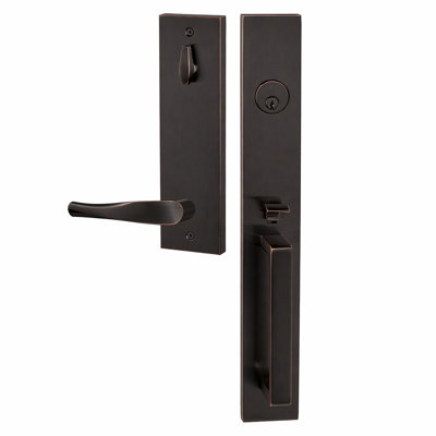 Ensemble de poignées avec levier Meridian en bronze huilé Bravura 973-935 Active - L