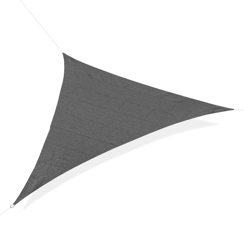 Paramonos 5m x 5m Triangle Shade Sail, Grey