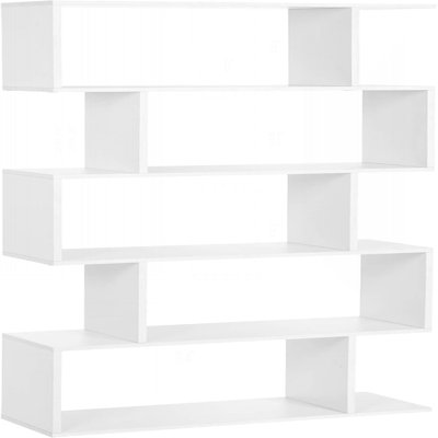 Versatile Multi-functional White Bookshelf for Home Organization