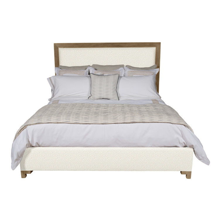 Louise/Lawrence King Upholstered Low Profile Panel Bed
