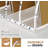 4 Vertical Compartments Clear Magazine File Holder