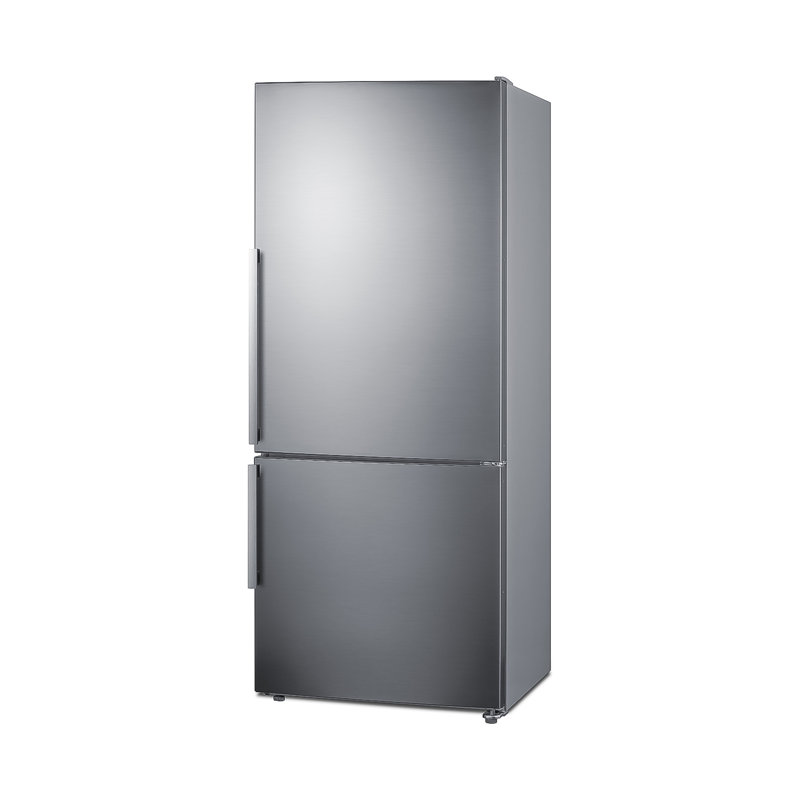 Réfrigérateur à congélateur inférieur Energy Star 28 po 14 pieds cubes Summit Appliance, Droitier