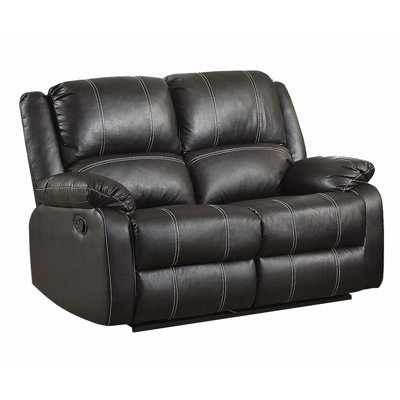 Causeuse inclinable en cuir synthétique Zuriel