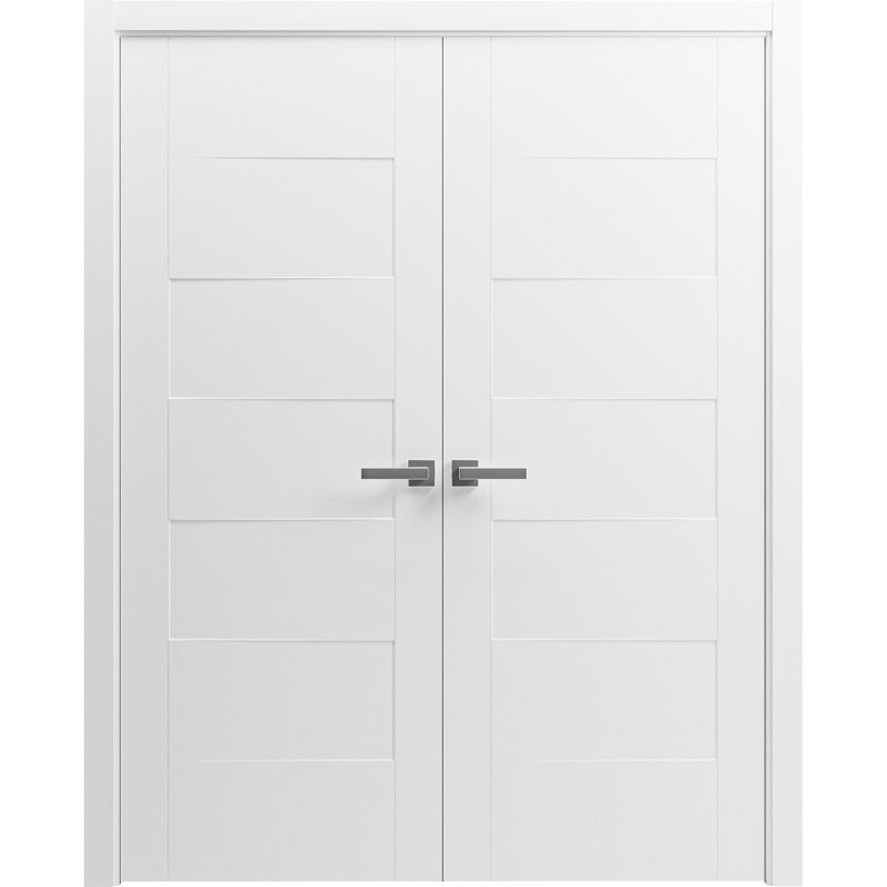 Portes françaises à panneaux, 28 po x 80 po