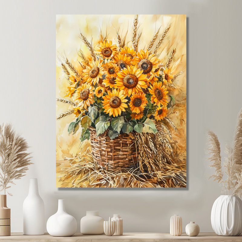 Slyvia - Floral Canvas Art Print, Wrapped Canvas, Does Not Apply, 20" H x 12" W