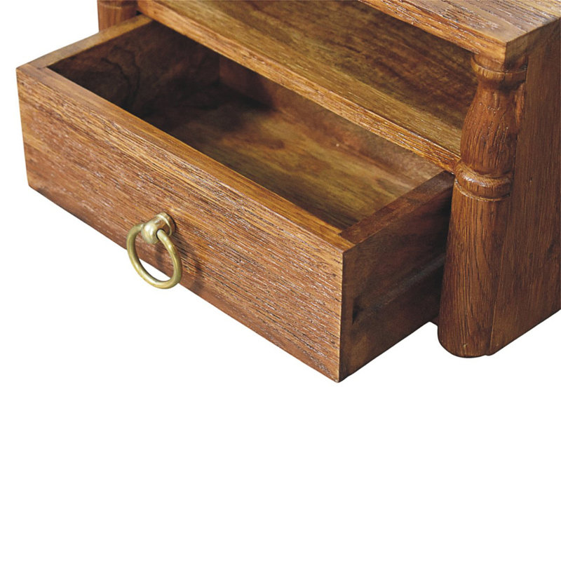 Table de chevet murale en bois massif Artisan Furniture