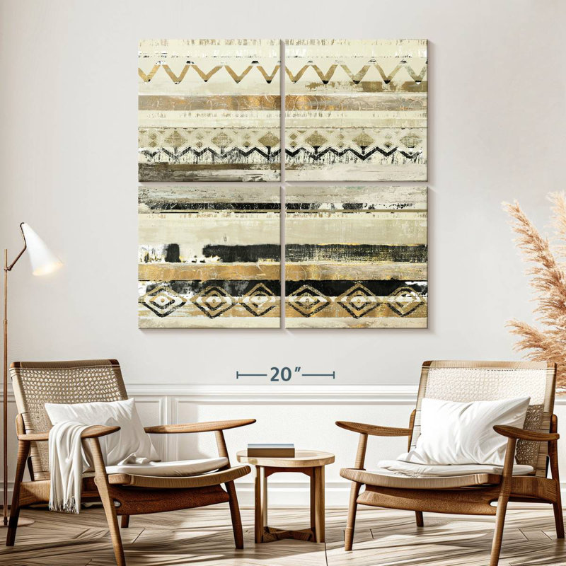 Kerner African Patchwork, 57" H x 57" W