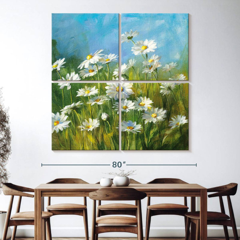 Harnek Summer Field II, 74" H x 74" W