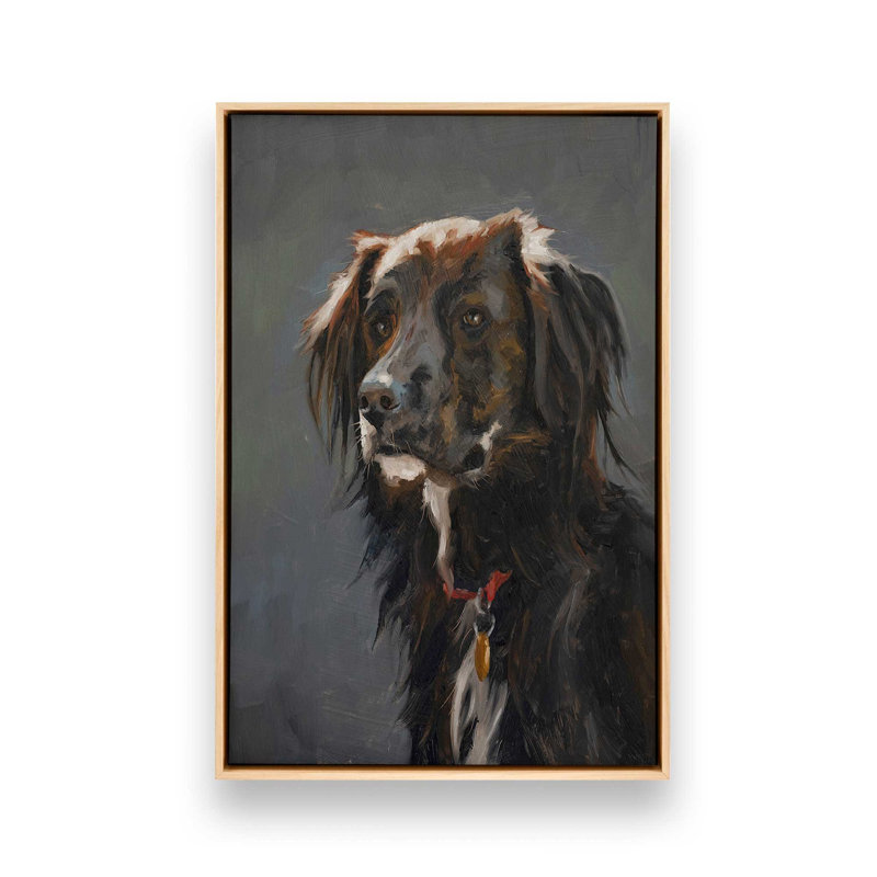 Reproduction d'art sur toile, "Pet Portraitudes VI" par Marian Parsons, 18" H x 12" W, Tanné