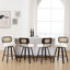Tabouret de bar et de comptoir pivotant Lucania-372325214-377456196-362399369
