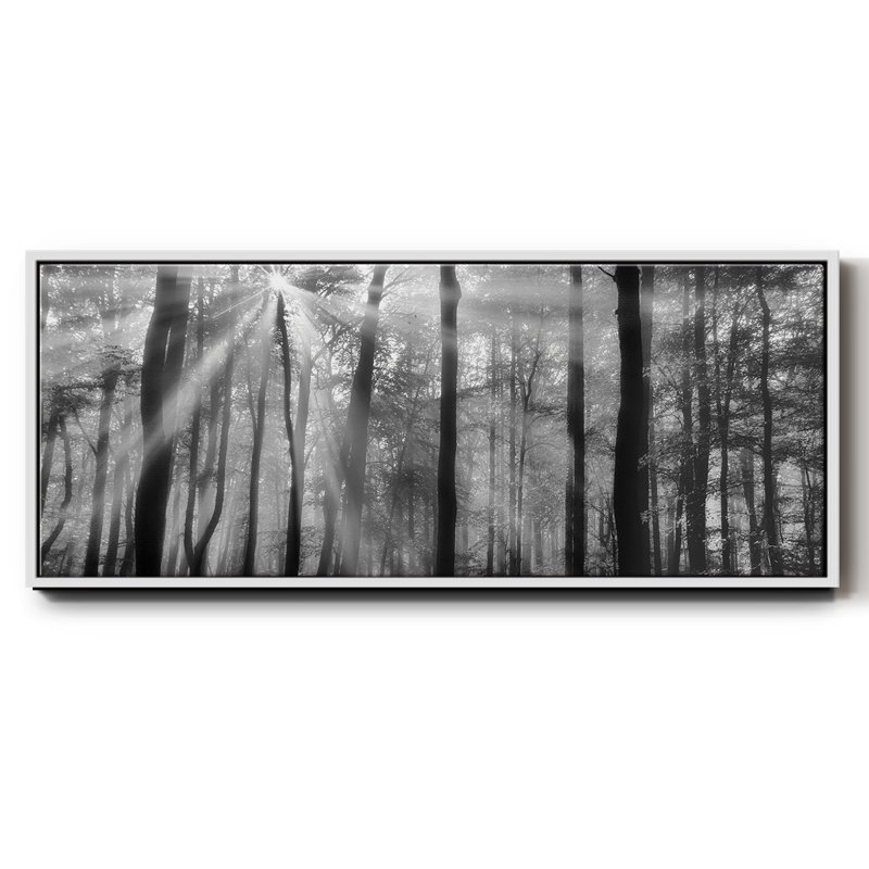 Cape May - impression sur cadre flottant, Blanc, H 8 po x l 20 po x P 1,5 po