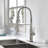 Touch Kitchen Faucet With Pull Down Sprayer-119337247
