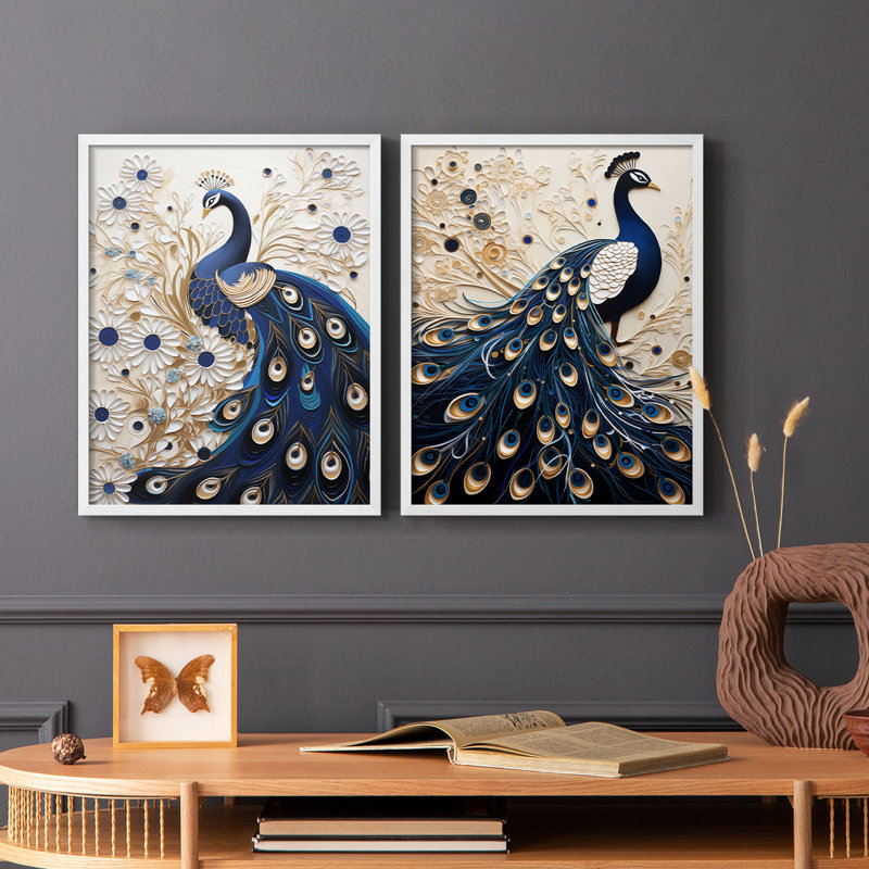 ANIMALS Series CCXLV - reproduction encadrée de qualité supérieure - prête à être accrochée - aucun clou requis - aucun clou requis