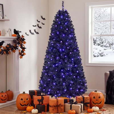 Sapin de Noël pré-illuminé d'Halloween de 1,80 m