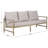 Cortazal Aluminum Patio Sofa