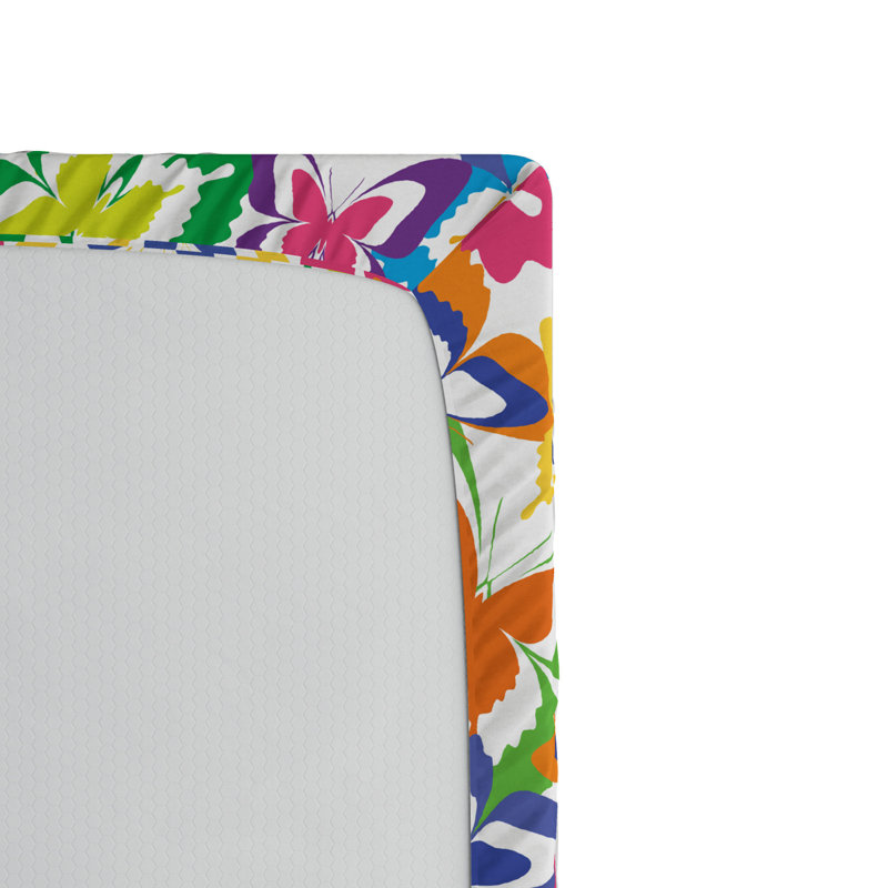Drap-housse papillon, Simple
