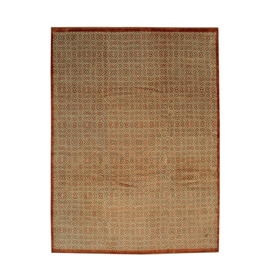 Tapis opulent en laine noué à la main Minerville