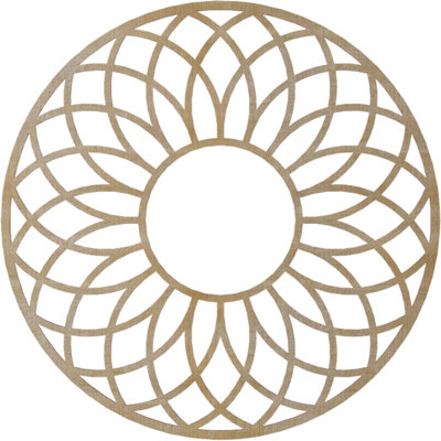 Médaillon de plafond en bois ajouré Cannes