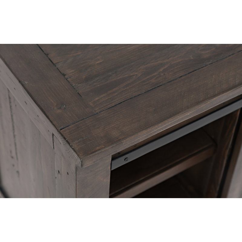 Carmencita TV Stand for TVs, Barnwood Brown