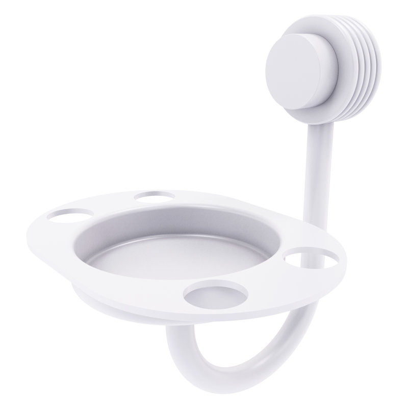Porte-brosse à dents & culbuteur Venus, Blanc mat