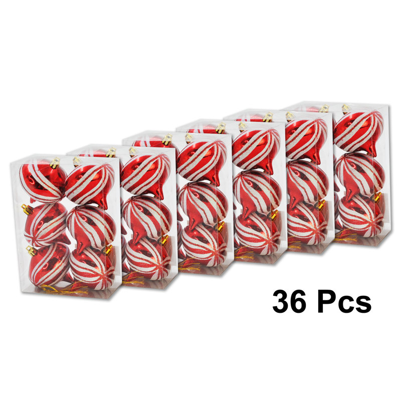 36 Piece Onion-Shaped Ornament Set
