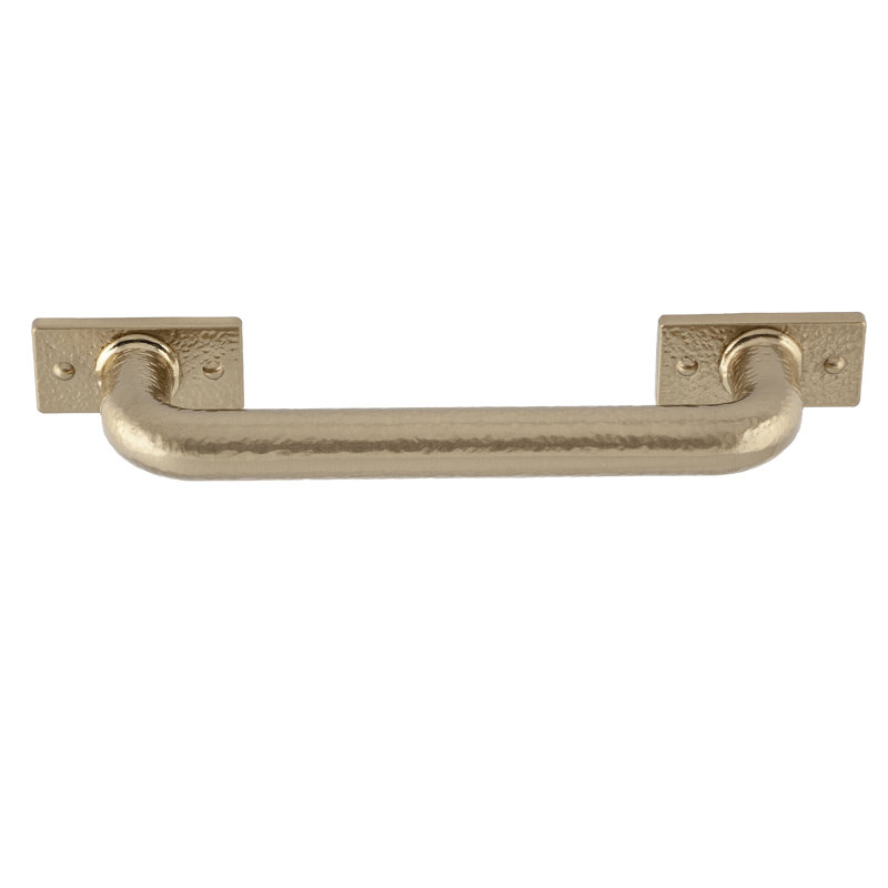 Molly 4 1/2" Center to Center Satin Brass Bar Pull, Satin Brass, 4.5"