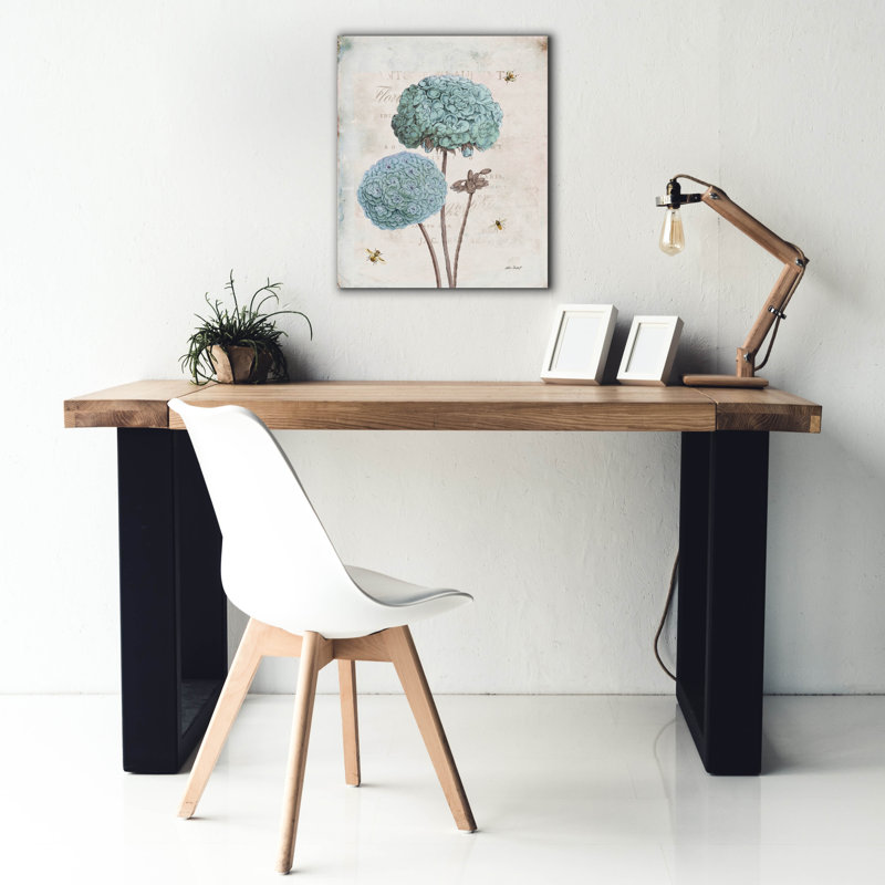Ophelia & Co., «Geranium Study 2» par Katie pertiet, art mural sur toile, H 24 po x l 20 po x P 0,75 po