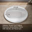 Sunward 60" x 42" Undermount Whirlpool Bathtub-569520544-610949667