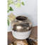 Vase rond en céramique brun Sienna-650993406