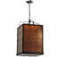 Luminaire suspendu carré 18 po Vostok