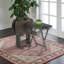 Ensemble de tables à collation en bois massif 5 pièces Griffin, fini gris foncé, L 22,64 po x P 15,48 po-404290861