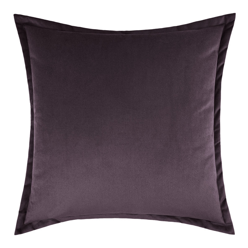 Belvedere Flange Reversible Throw Pillow, Marshmallow, Rectangle 14"H x 24"W