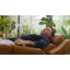 Fauteuil inclinable en cuir fleur 37 po-1431078770