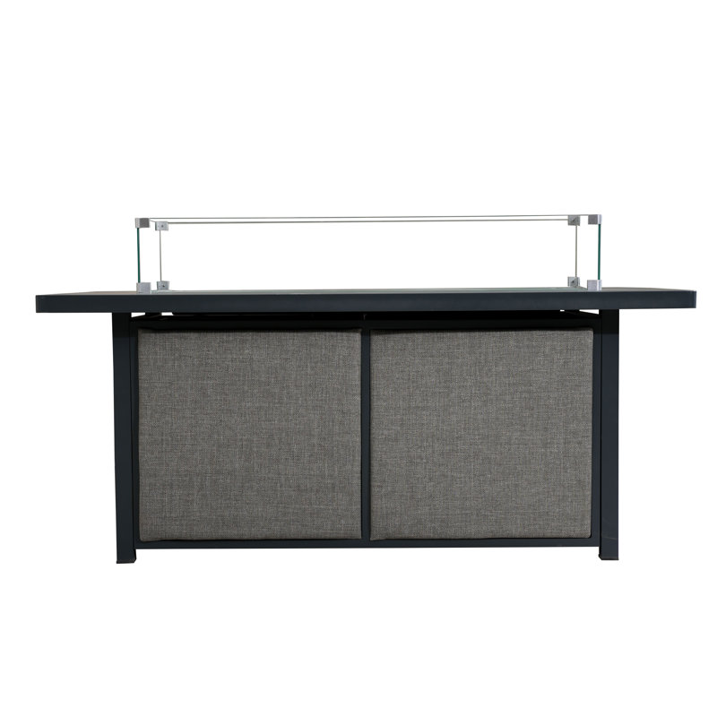 Table foyer d'extérieur au propane 55,94 po x l 28,76 po