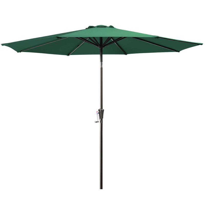 Parasol de marché 9 pi Loyce, Vert