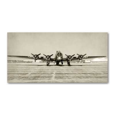 An Old Bomber - Wrapped Canvas Print
