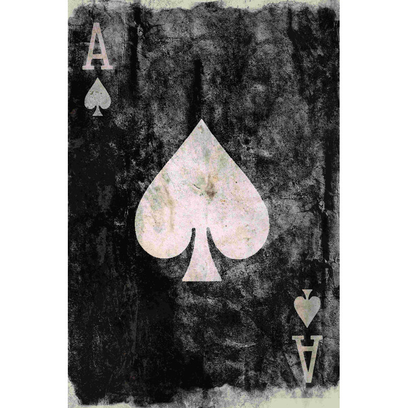 " Ace Of Spades 2 ", 18" H x 12" W  