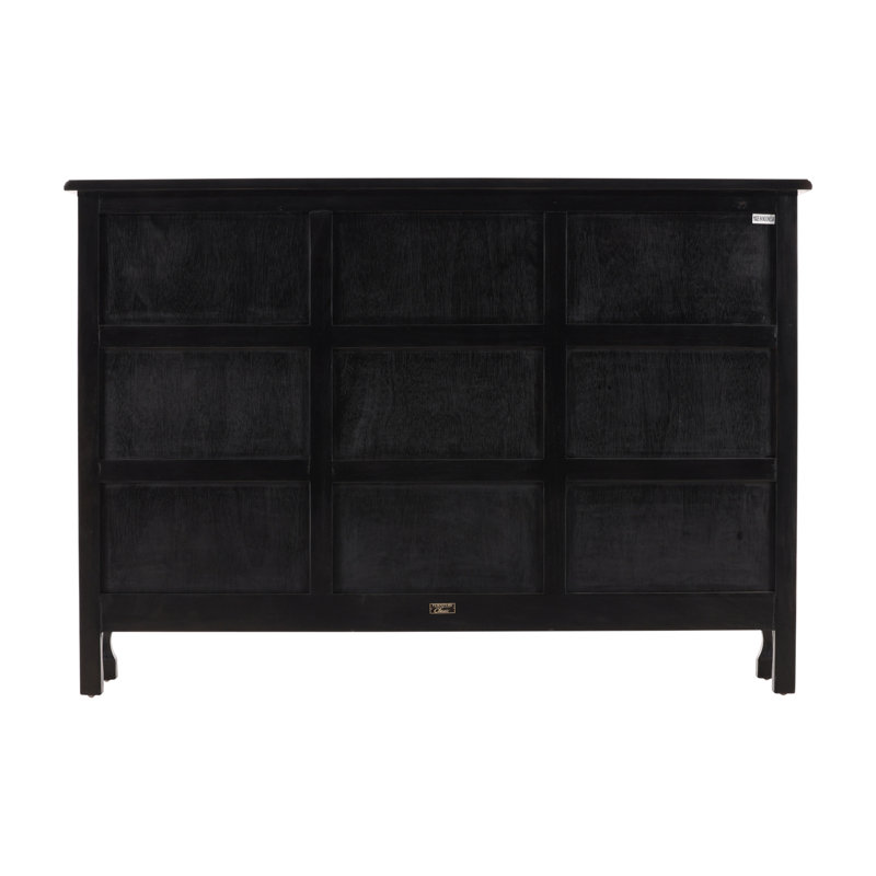Furniture Classics Black Dalia Mahogany Accent Cabinet