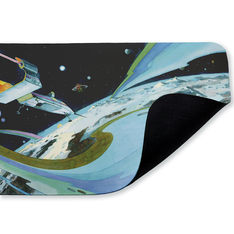 Tapis de sol Futuristic Space Orbit, Futuristic Space Orbit