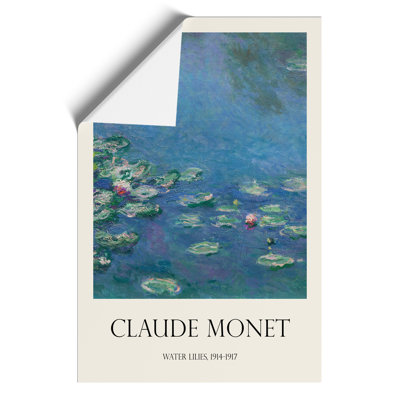 Water Lilies Lily Pond Print by Claude Monet - Frameless Print