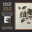 Impression florale vintage encadrée XL III - bois massif-112348725-112348730