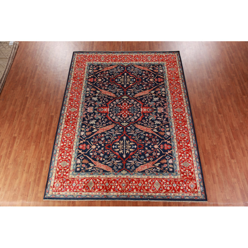 Vegetable Dye Blue Ziegler Oriental Area Rug
