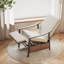 Fauteuil inclinable d'extérieur moderne en métal avec dossier réglable et repose-pieds (1 pièce)