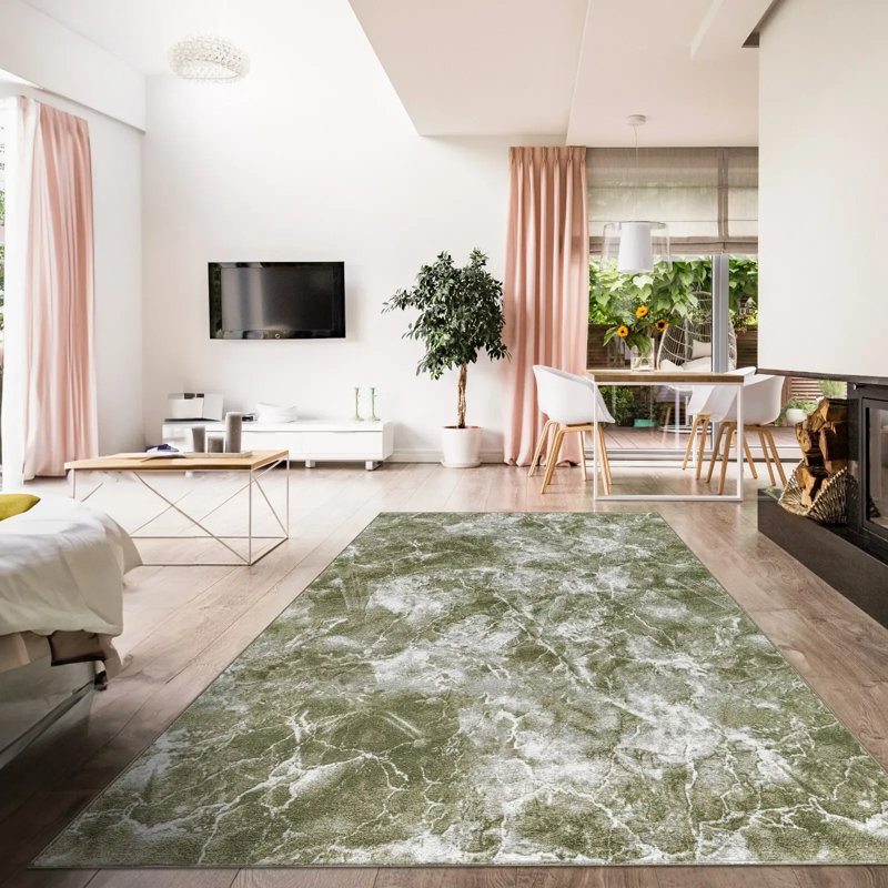 Solid Colour Area Rug, Rectangle 200 x 290 cm