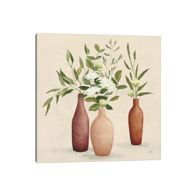Natural Bouquet I Light 1 Piece Wrapped Canvas Painting, 30.48 cm H x 30.48 cm W