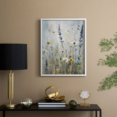 FLORAL Series DCCCXX  -Premium Framed Print -Ready to Hang - No Nails Required