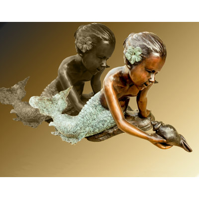 Outdoor Metal Sculptural Fountain