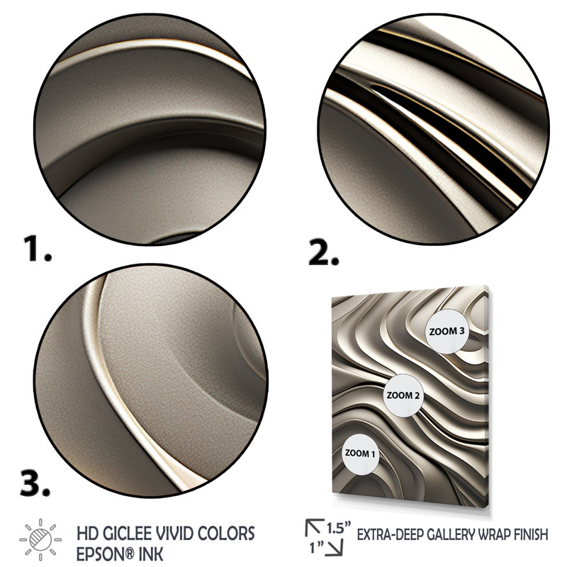 «Abstract Lines In Motion II», reproduction d'art murale abstraite, Cadre flottant noir, H 44 po x l 34 po x P 1,5 po