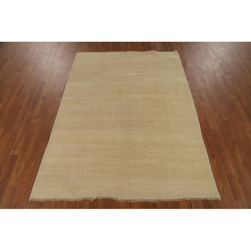 Tapis oriental moderne en laine Gabbeh 5 x 6