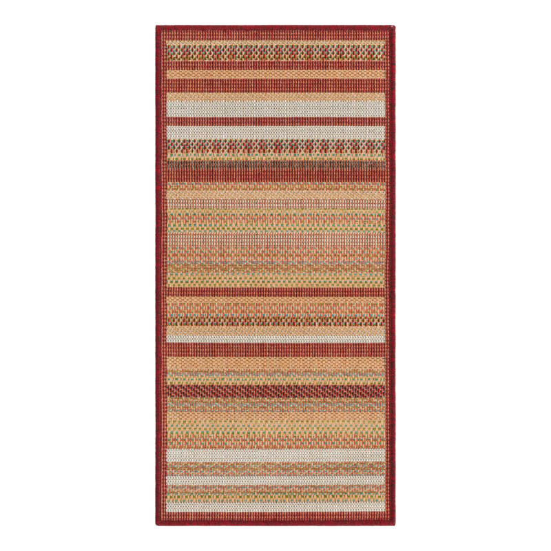 Terrill Striped Indoor / Outdoor Rug, Runner 2' x 3'11"